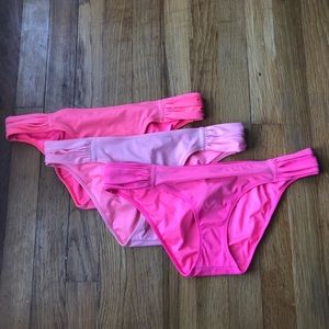 Pink bikini bottom bundle!